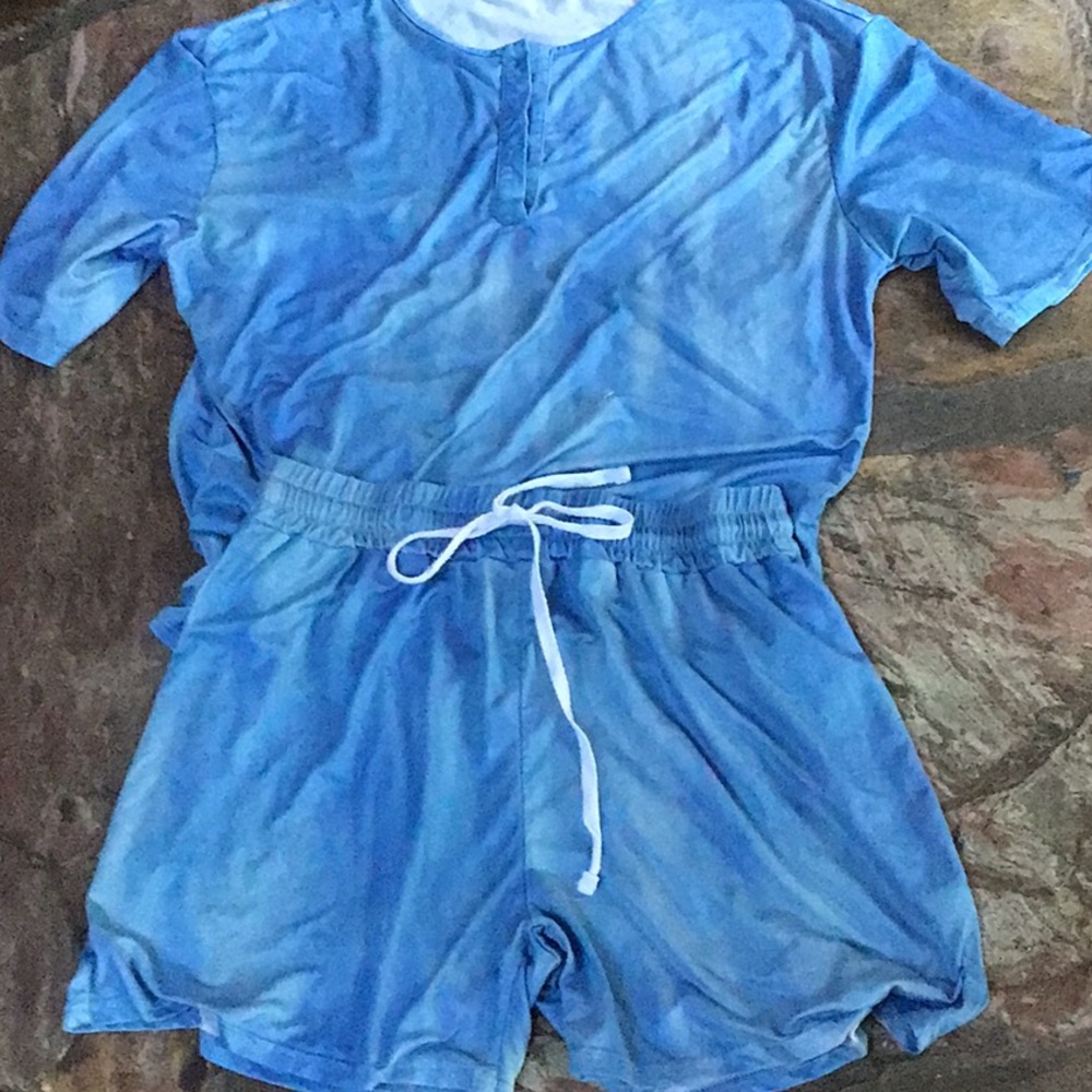 CBR pajamas large blue
